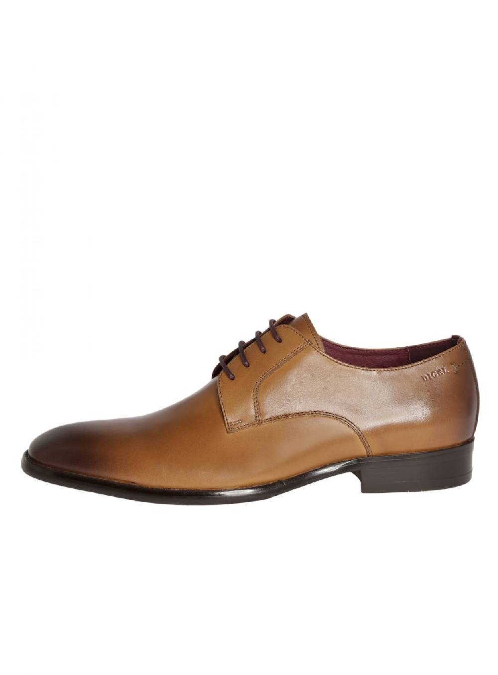 Digel Scarpa stringata digel color cognac in vera pelle 2025