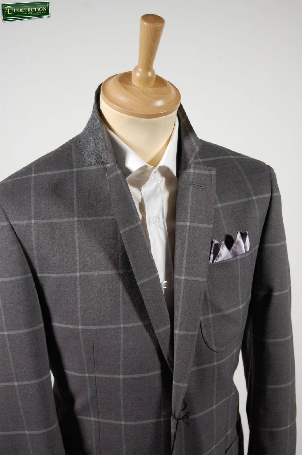 Piero Giachi Giacca blazer a quadri grigio con toppe piero giachi Nuovo