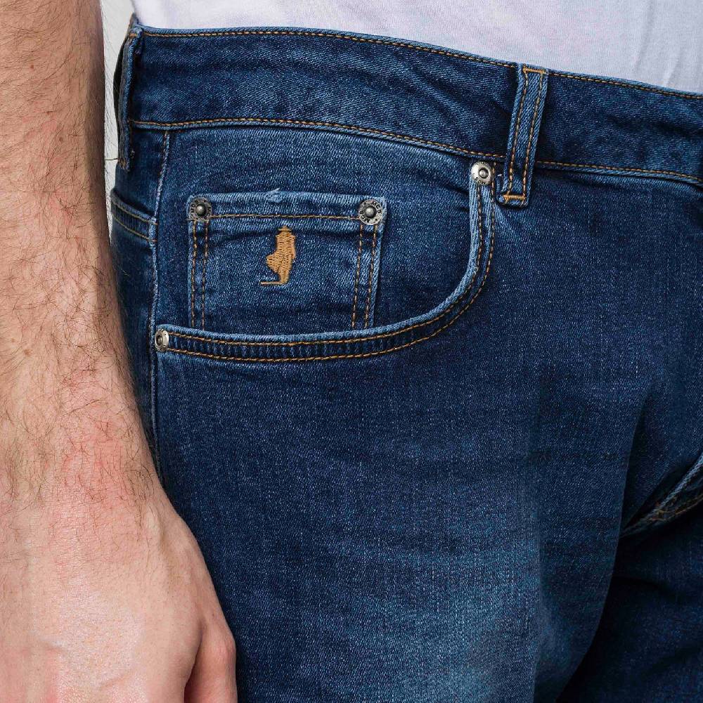 MCS Jeans mcs neon blu denim lavaggio leggero Promozione Limitata