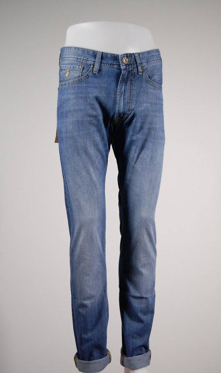 MCS Jeans mcs denim chiaro stone wash slim fit lunghezza 36 Novità