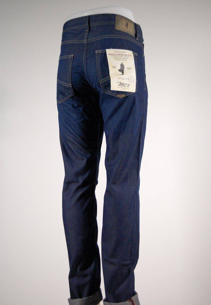 MCS Jeans mcs blu lavato stone wash lunghezza L36 Sconto
