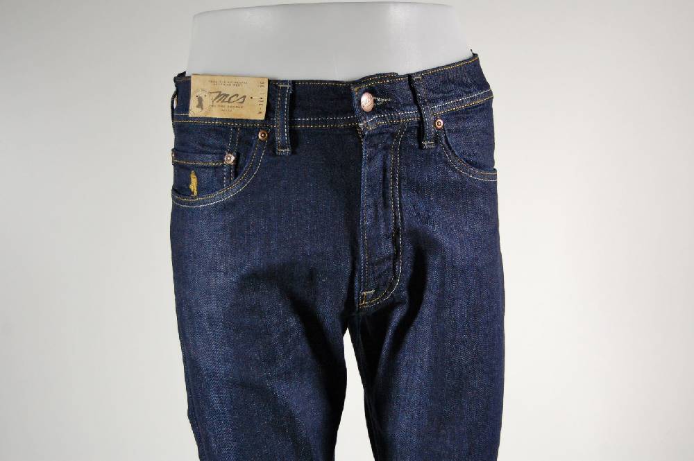 MCS Jeans uomo marlboro classics mcs blu denim elasticizzato Online