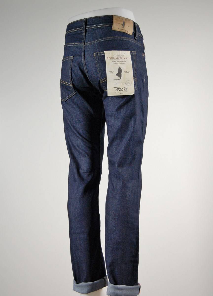 MCS Jeans uomo marlboro classics mcs blu denim elasticizzato Online