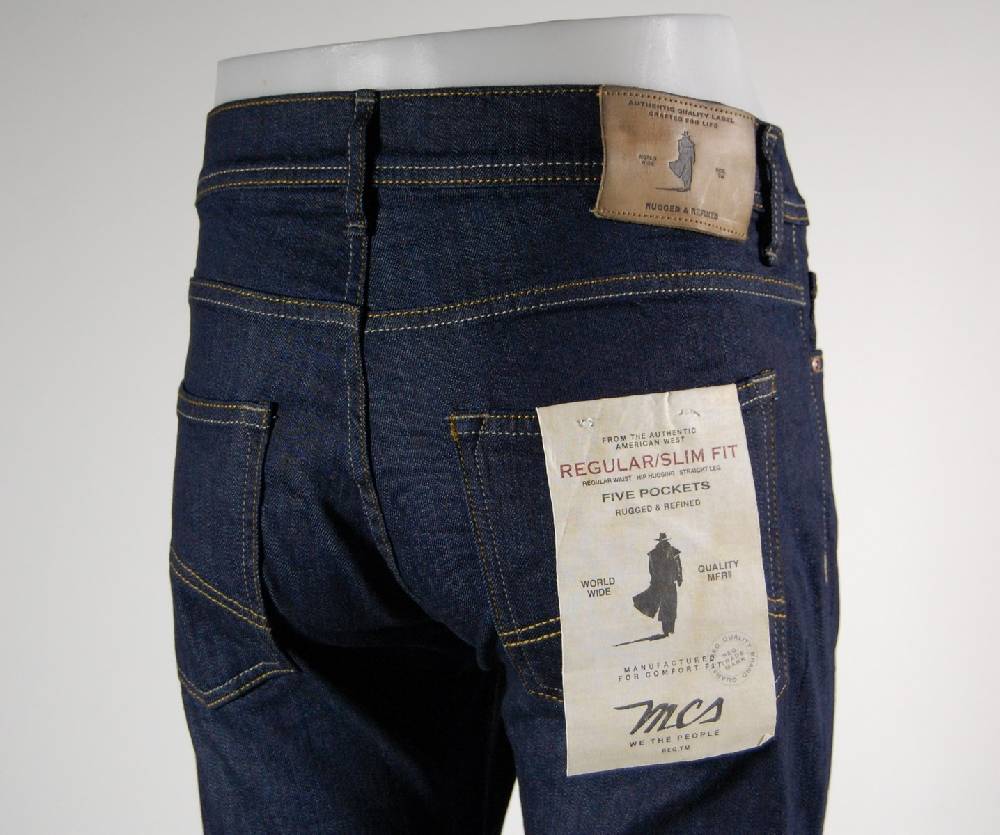MCS Jeans uomo marlboro classics mcs blu denim elasticizzato Online