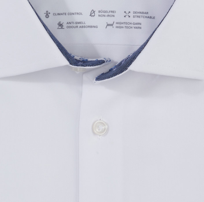 Olymp Camicia olymp bianca modern fit dynamic flex Offerta San Valentino