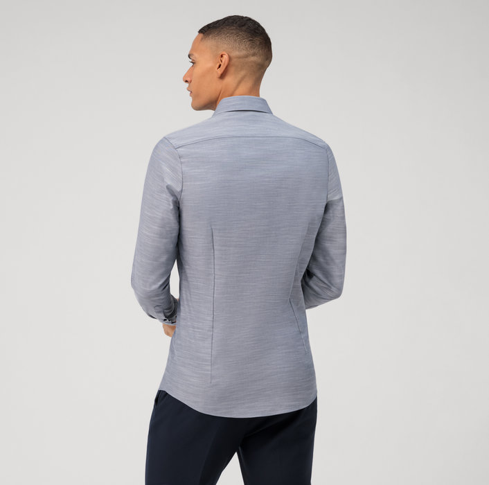Olymp Camicia olymp blu marine level five slim fit cotone stretch Latest fashion
