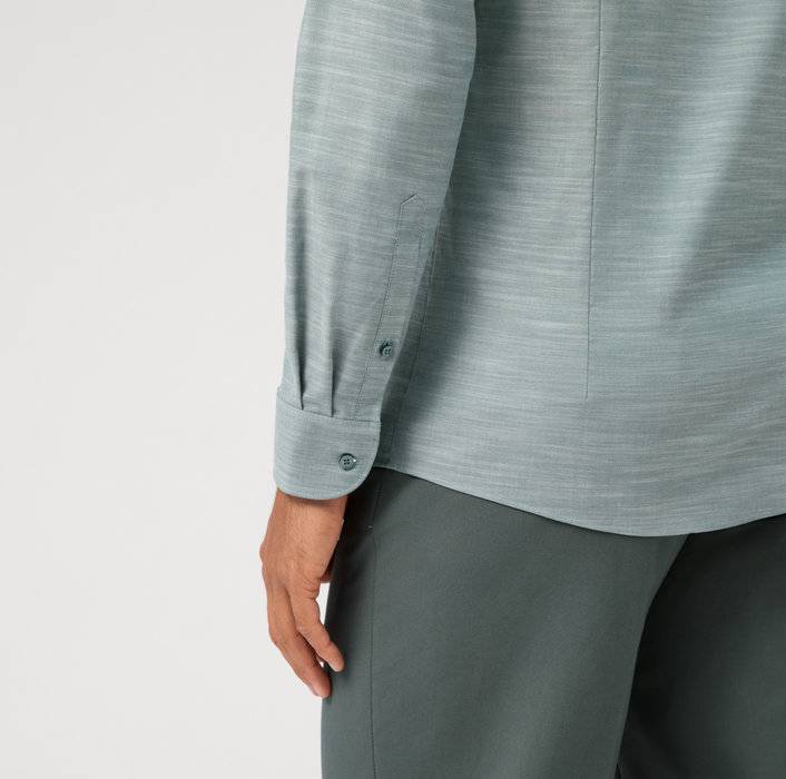 Olymp Camicia olymp verde level five slim fit cotone stretch Online Outlet