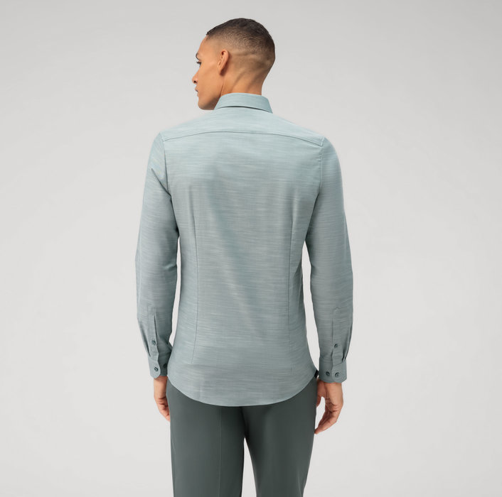 Olymp Camicia olymp verde level five slim fit cotone stretch Online Outlet