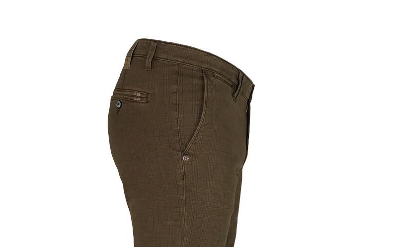 Sea Barrier Pantalone sea barrier verde a quadri cotone stretch Nuovi prodotti