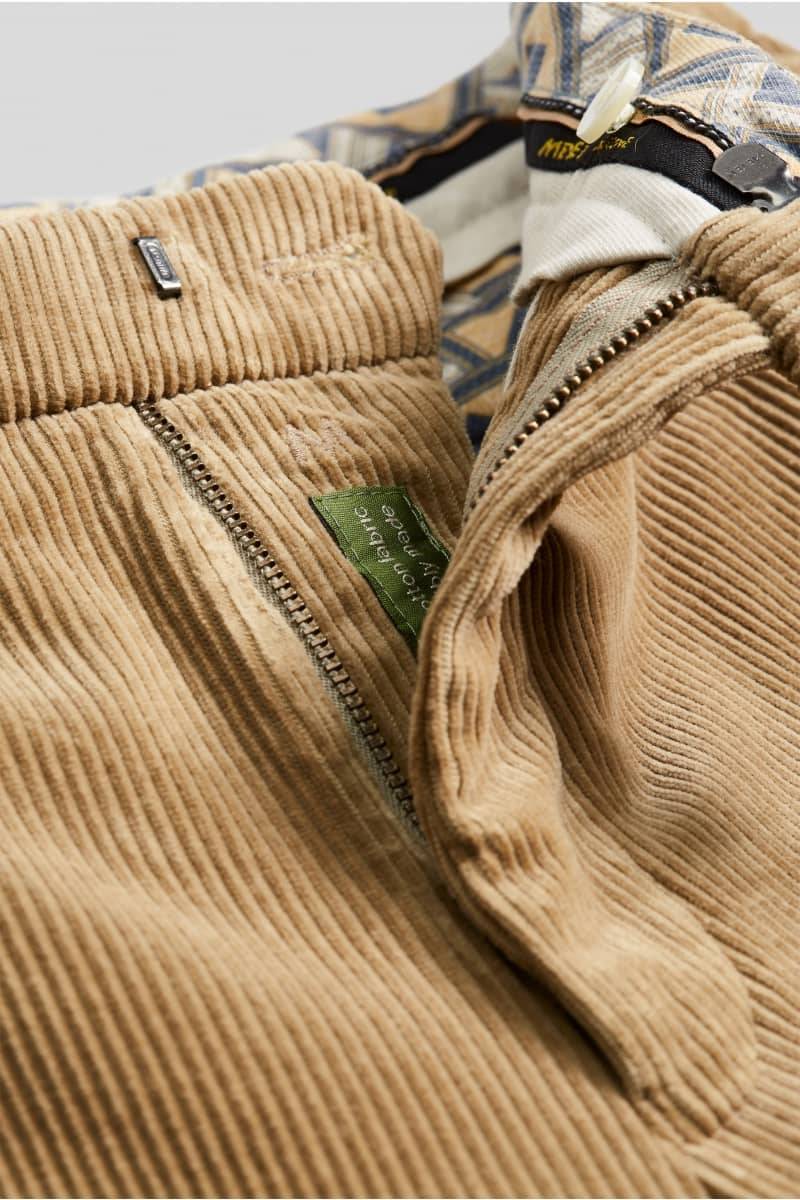 Meyer Pantalone cappuccino meyer in velluto a coste luxury modern fit Offerta settimanale
