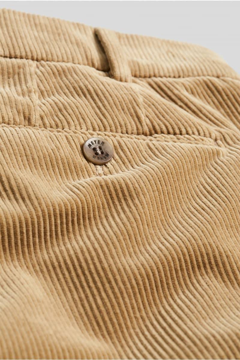 Meyer Pantalone cappuccino meyer in velluto a coste luxury modern fit Offerta settimanale