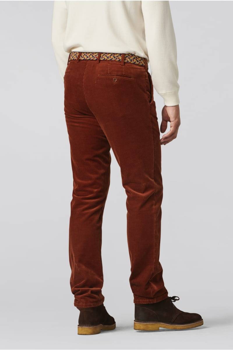 Meyer Pantalone ruggine meyer in velluto a coste luxury modern fit Ultimi tre giorni