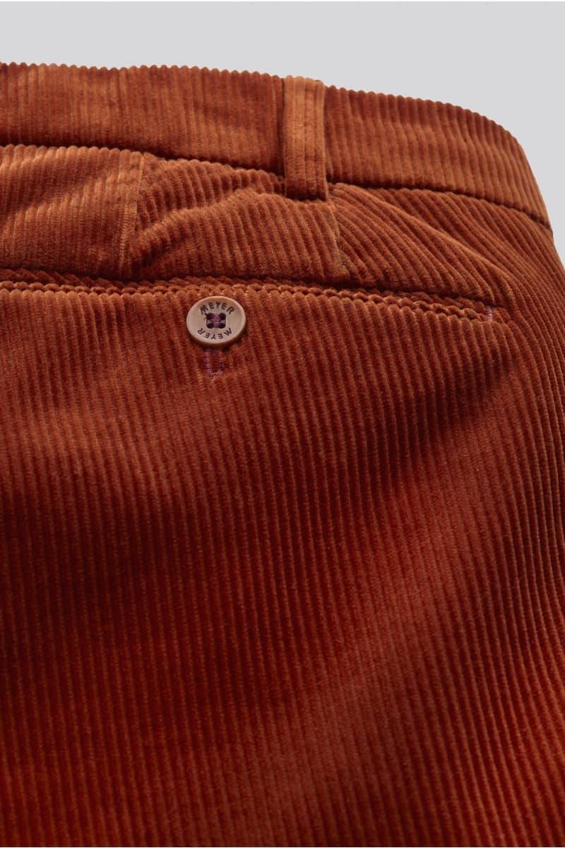 Meyer Pantalone ruggine meyer in velluto a coste luxury modern fit Ultimi tre giorni