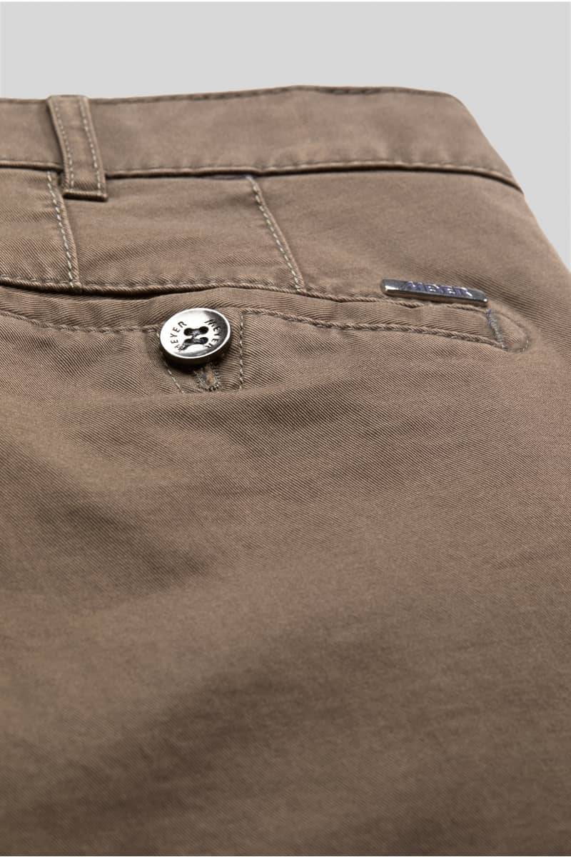 Meyer Pantalone tortora meyer in cotone stretch regular fit Fino al 50% di sconto