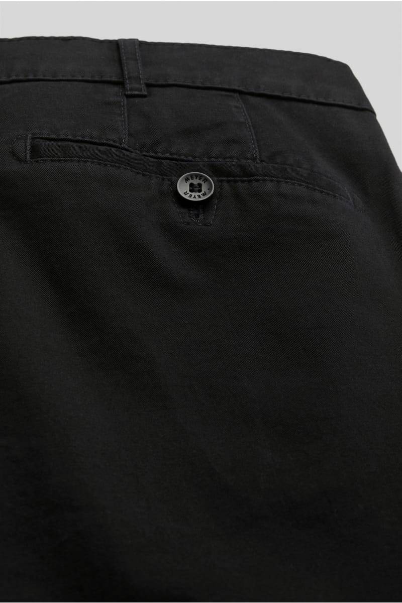 Meyer Pantalone nero meyer in cotone stretch regular fit Fino al 60% di sconto