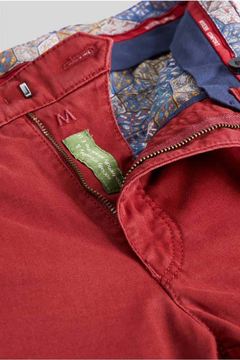 Meyer Pantalone rosso meyer in cotone stretch regular fit Fino al 65% di sconto