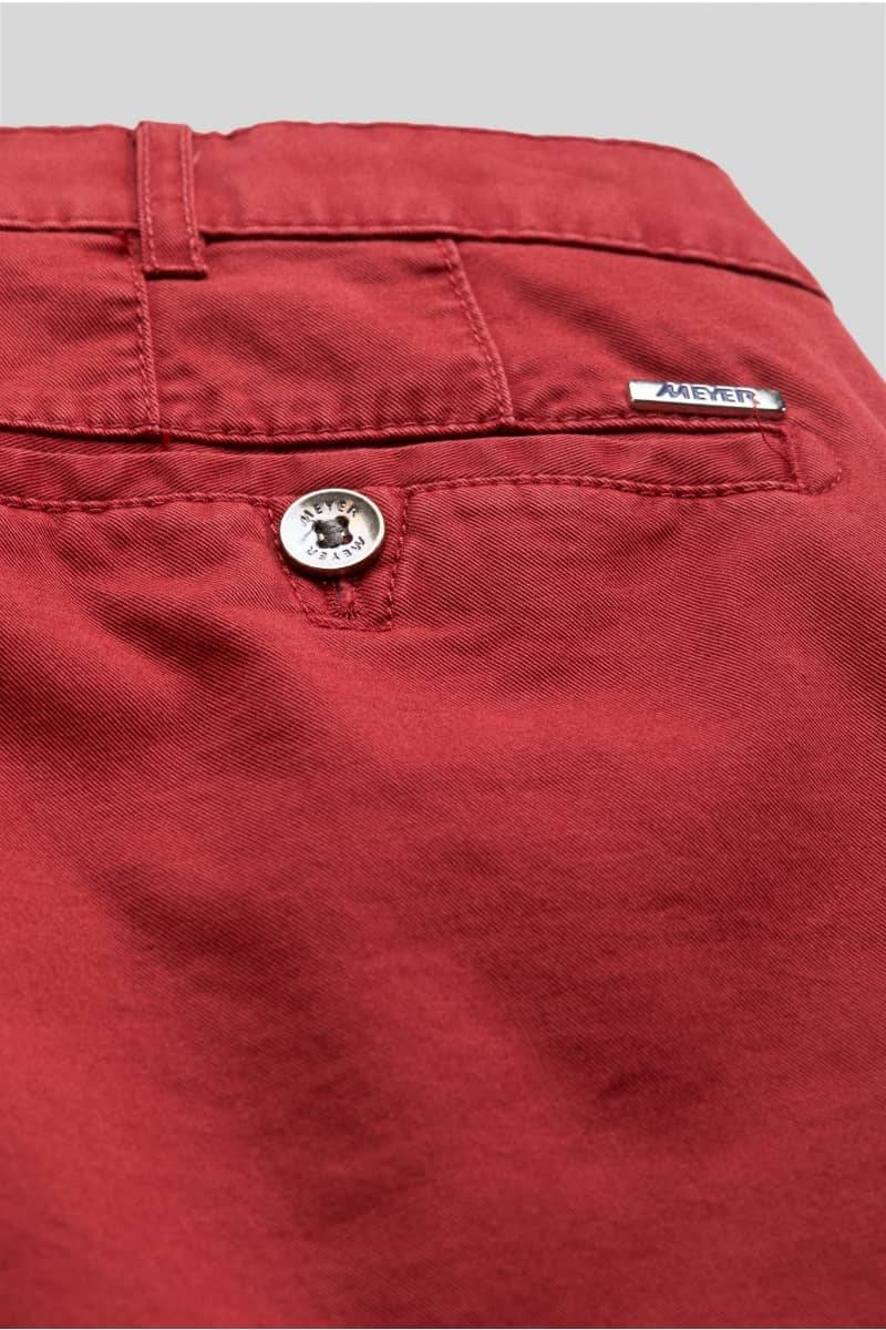 Meyer Pantalone rosso meyer in cotone stretch regular fit Fino al 65% di sconto