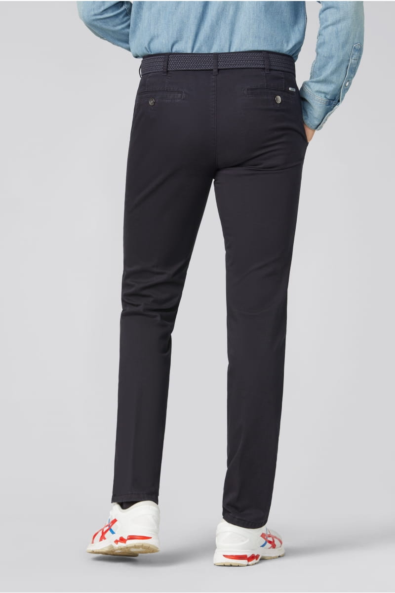 Meyer Pantalone blu meyer in cotone stretch regular fit Only for today