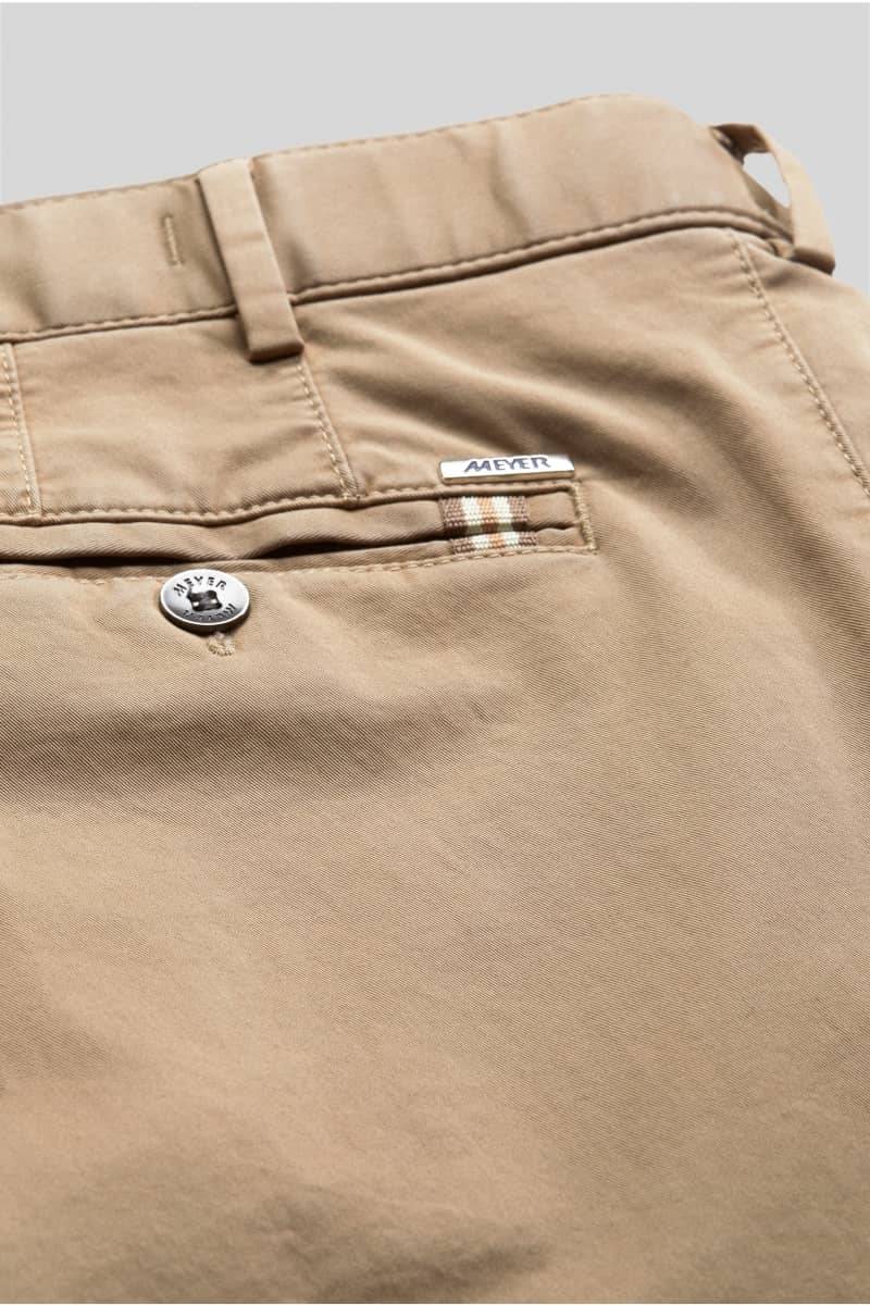 Meyer Pantalone cammello meyer in cotone fairtrade modern fit Sostegno trimestrale