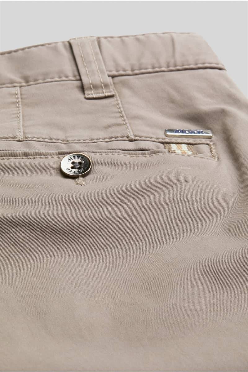 Meyer Pantalone tortora meyer in cotone fairtrade modern fit Fino al 55% di sconto