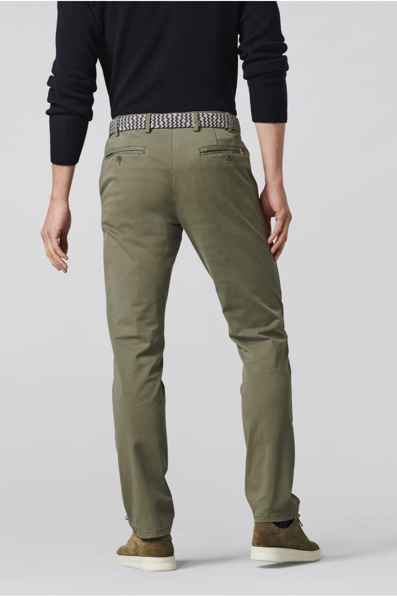 Meyer Pantalone verde oliva meyer in cotone fairtrade modern fit Discount Store per i nuovi prodotti