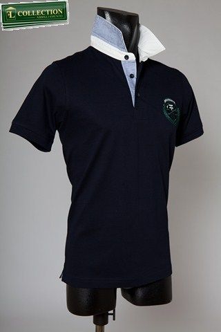 Bramante Polo cotone stretch bramante tre colori Esporta salva