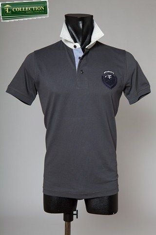 Bramante Polo cotone stretch bramante tre colori Esporta salva