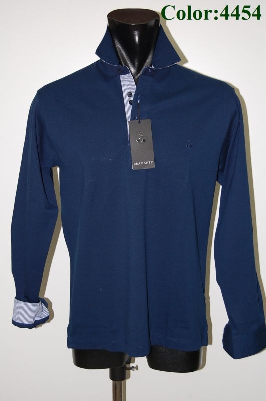 Bramante Polo maglia t shirt moda uomo bramante In vendita