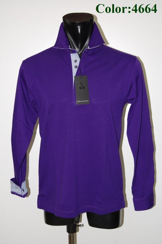 Bramante Polo maglia t shirt moda uomo bramante In vendita