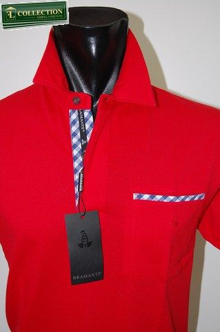 Bramante Polo t shirt maglia moda uomo bramante 50% di sconto per tempo limitato