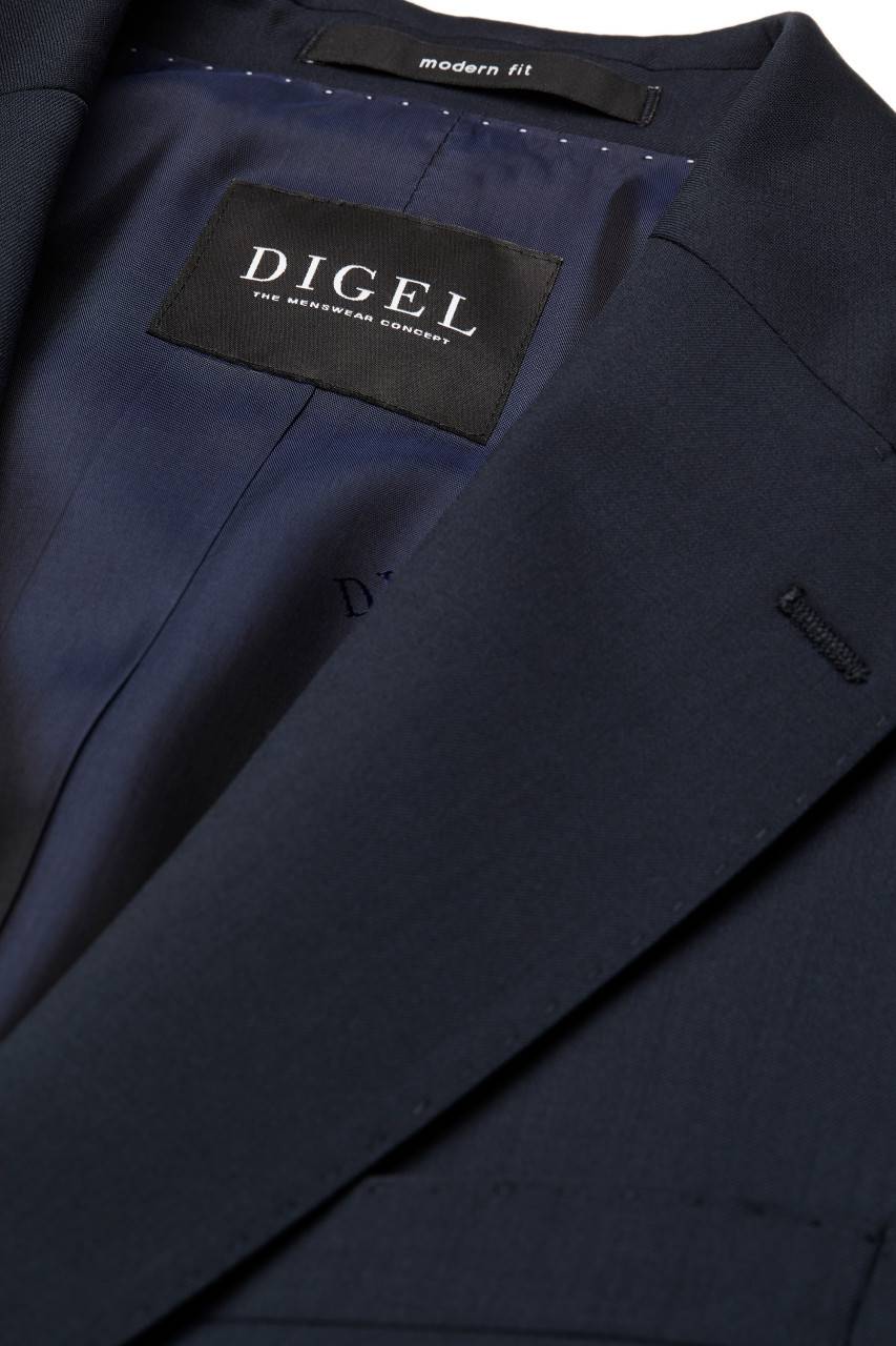 Digel Abito blu digel drop sei modern fit in lana cerruti super 110's Italia