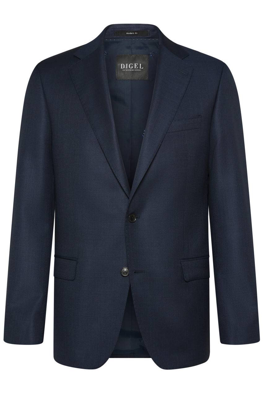 Digel Abito blu napoli digel drop quattro corto in lana vitale barberis canonico