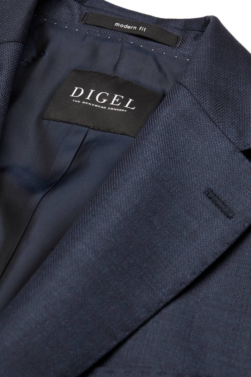 Digel Abito blu napoli digel drop quattro corto in lana vitale barberis canonico Nuovo