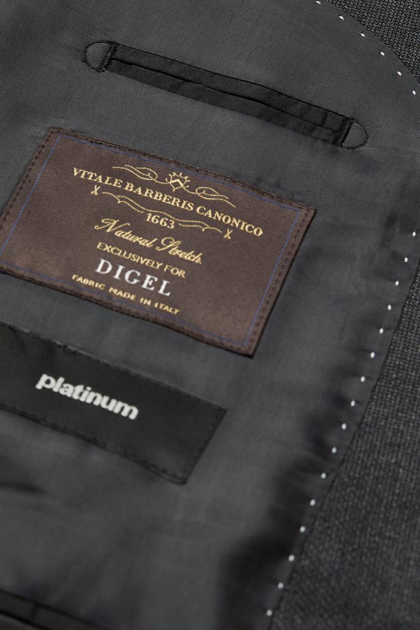 Digel Abito grigio scuro digel drop sei modern fit in lana vitale barberis canonico Vendita
