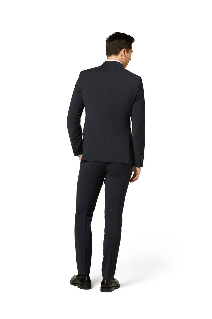 Digel Abito blu digel slim fit doppiopetto misto lana bi-stretch Pezzi Unici