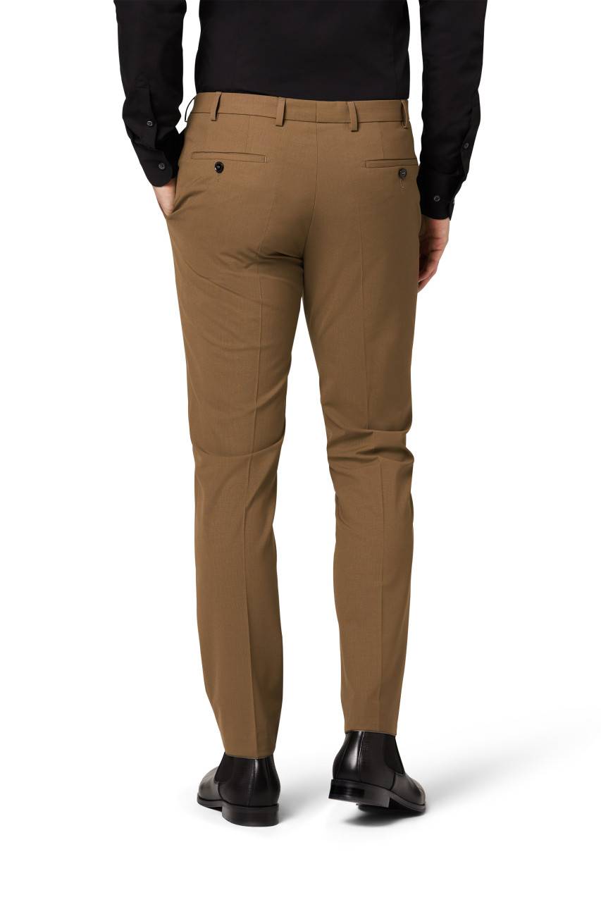 Digel Abito slim fit digel marrone chiaro misto lana bi-stretch Acquista Ora