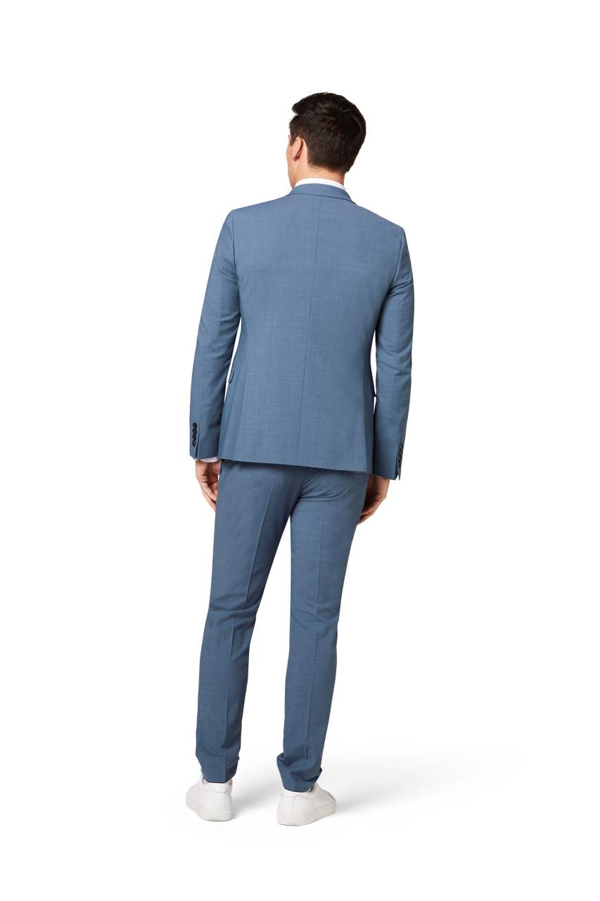 Digel Abito slim fit digel azzurro misto lana bi-stretch Consegna Veloce