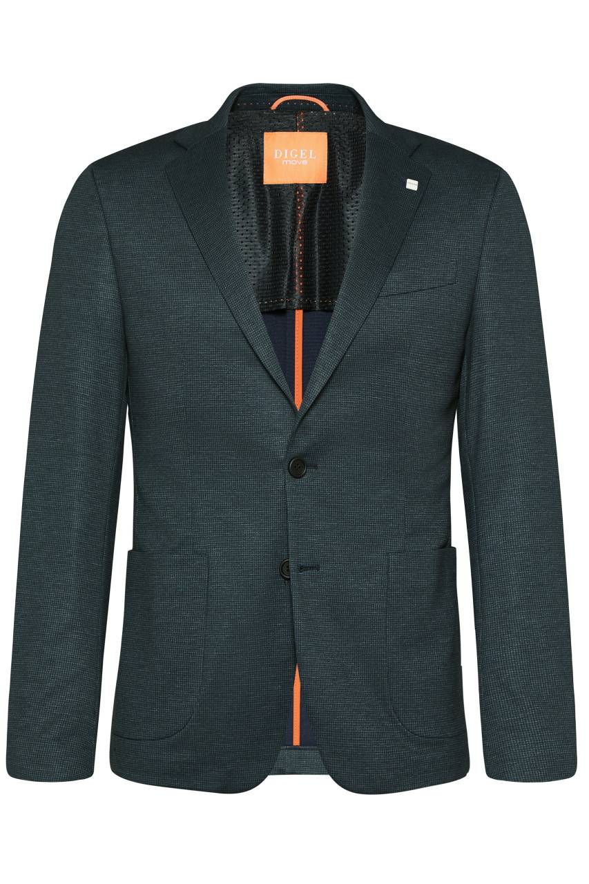 Digel Abito digel in jersey extra slim fit verde a quadretti Promozione Limitata