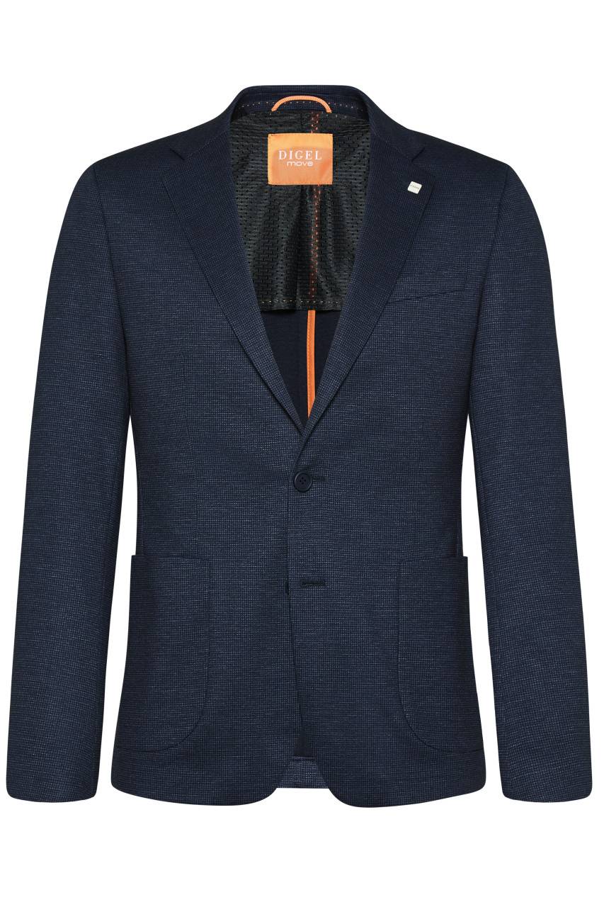Digel Abito digel in jersey extra slim fit blu a quadretti Fino Al -60%