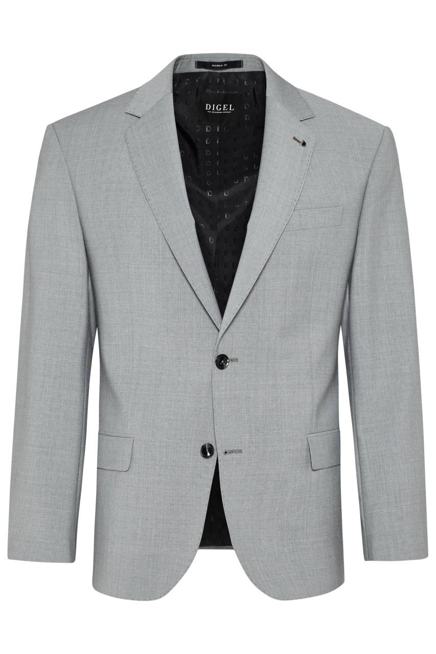 Digel Abito drop quattro digel grigio chiaro in lana stretch easywool