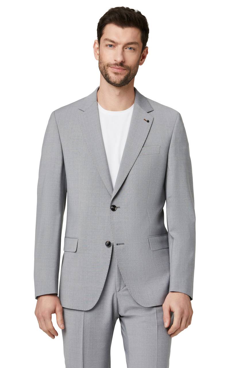 Digel Abito drop quattro digel grigio chiaro in lana stretch easywool Sottocosto