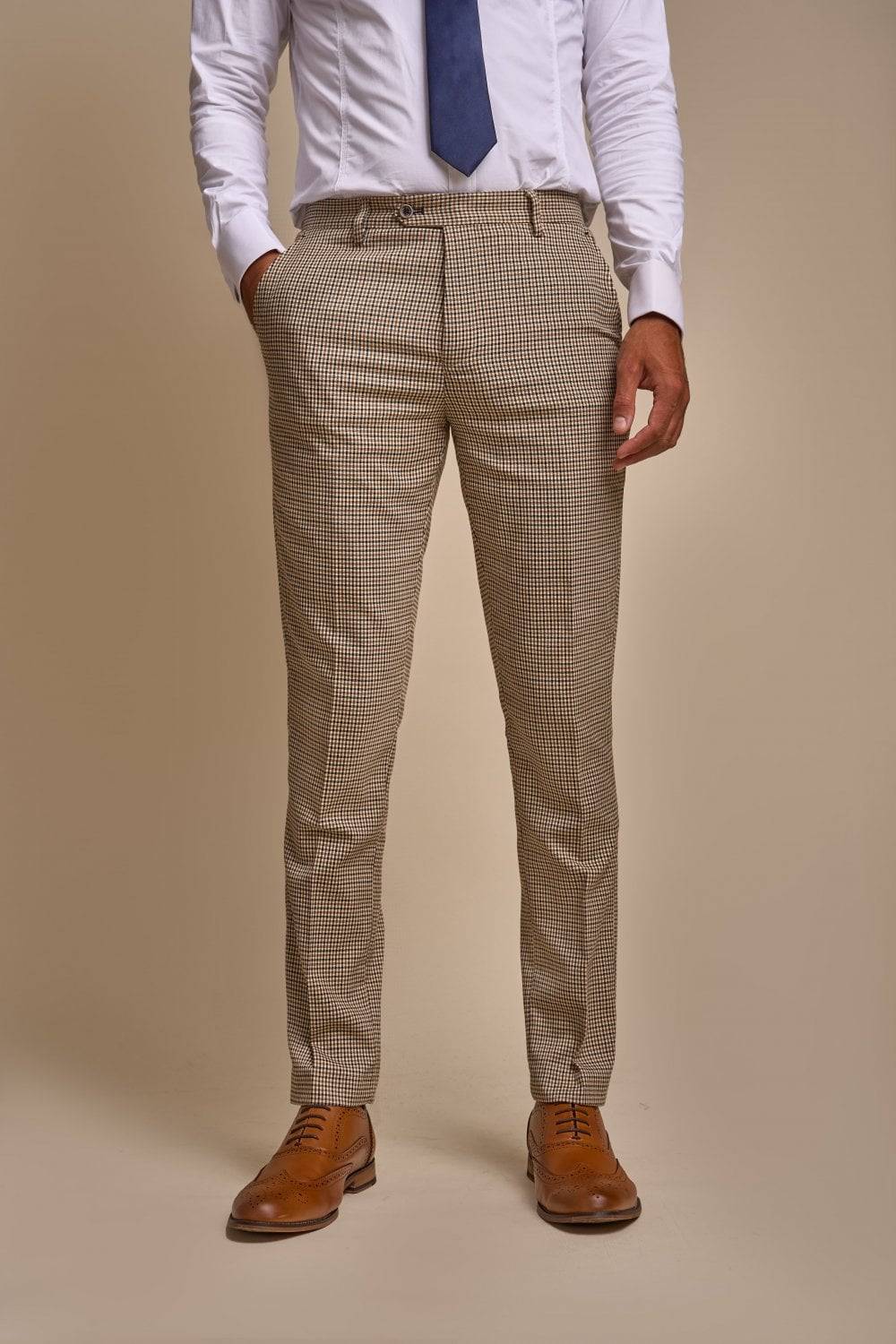 House of Cavani Abito cavani a pied de poule slim fit con panciotto Online