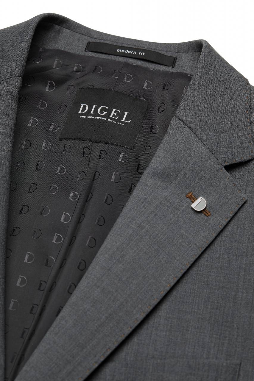 Digel Abito grigio medio digel in lana stretch easywool modern fit Saldi