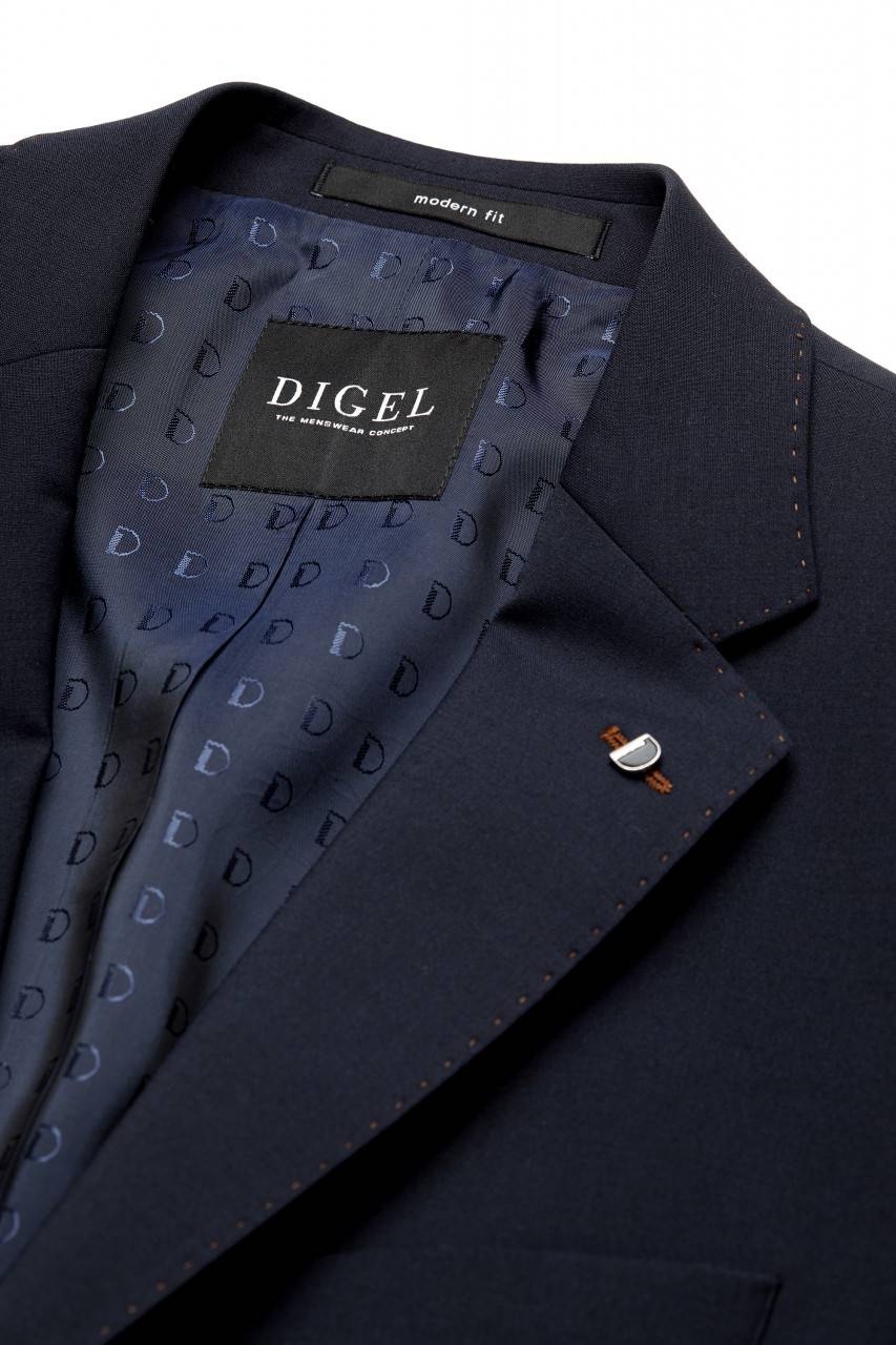 Digel Abito blu digel in lana stretch easywool modern fit Hotsell