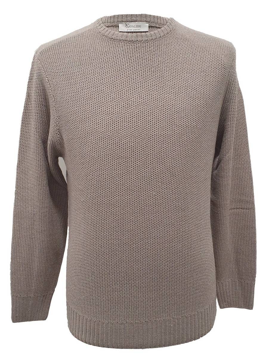Cavalieri Milano Maglione paricollo tortora cavalieri milano modern fit Prezzo di fabbrica