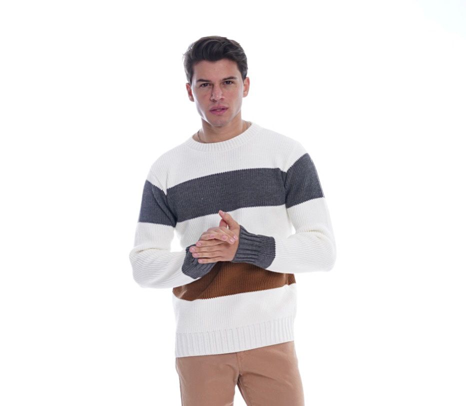 Manuel Garcia Girocollo a righe manuel garcia in misto lana Shopping online