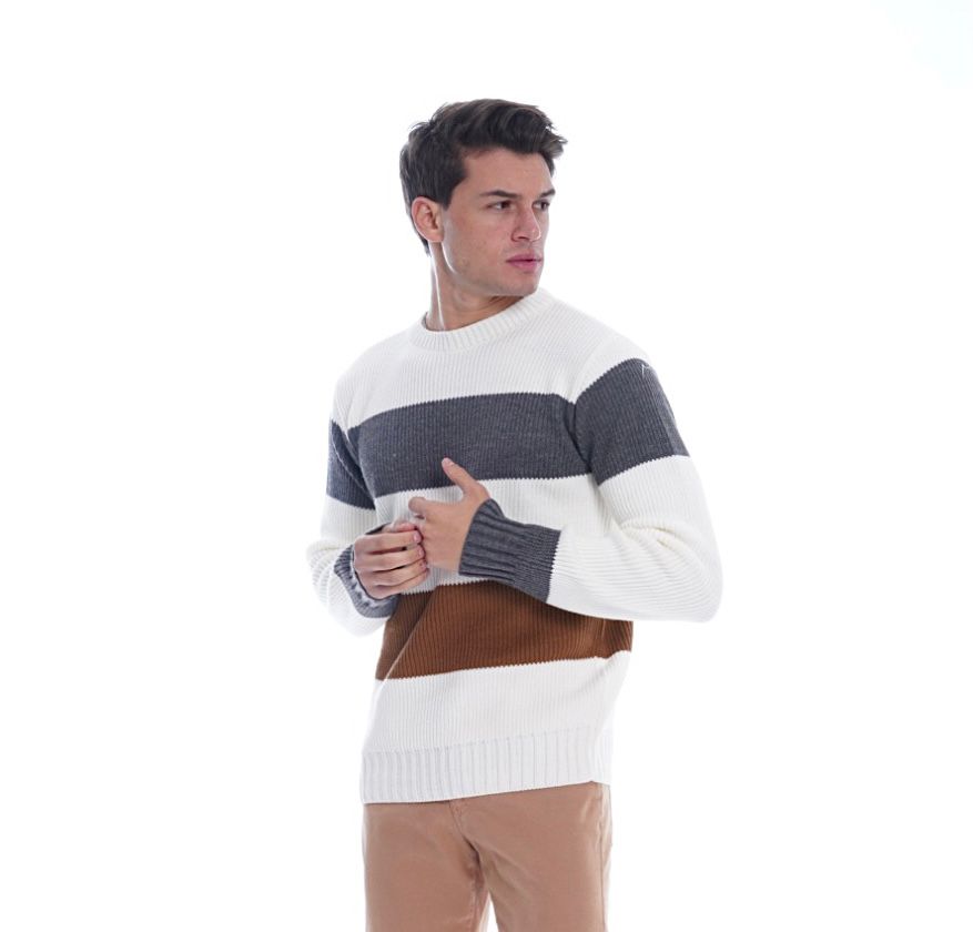 Manuel Garcia Girocollo a righe manuel garcia in misto lana Shopping online