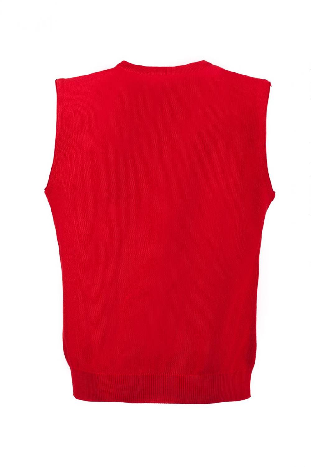 Green Coast Gilet rosso con scollo a v green coast modern fit Offerta San Valentino