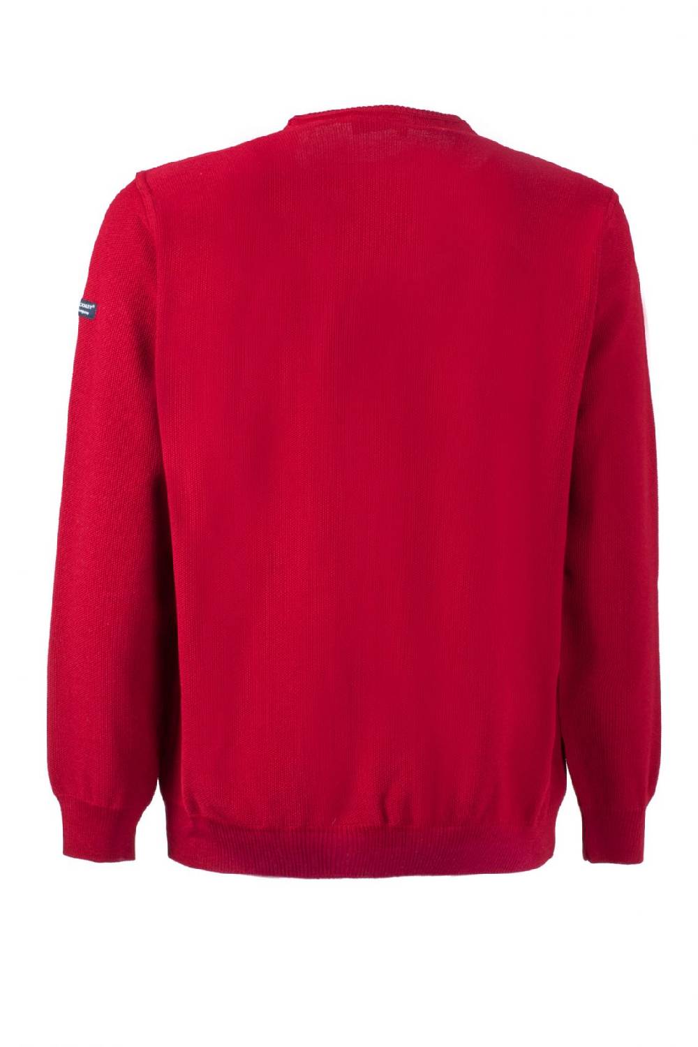Green Coast Maglione regular fit a giro collo bordo' green coast made in italy Smaltimento dello stoccaggio