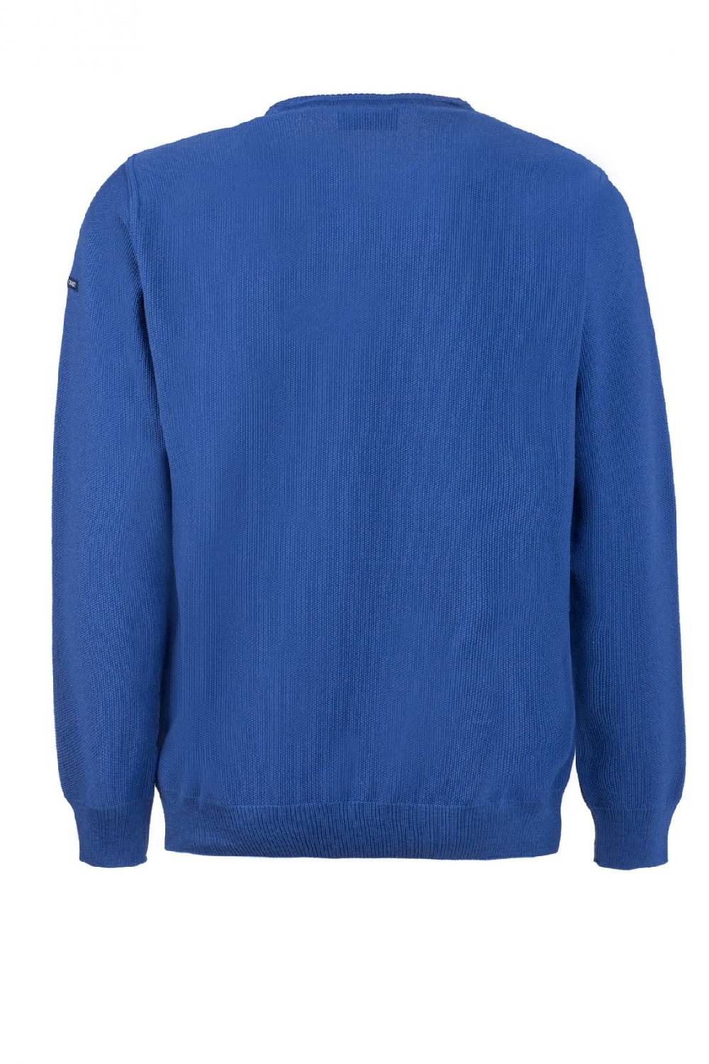 Green Coast Maglione regular fit a giro collo azzurro green coast made in italy Offerta migliore